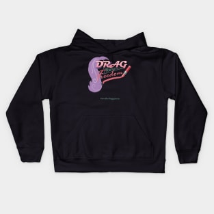 Drag Yourself to Freedom (now with wig) Kids Hoodie